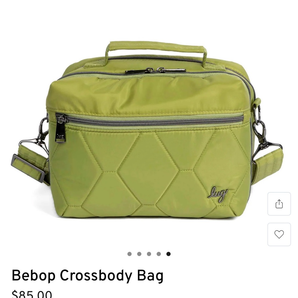 Lug Bebop Crossbody Bag in Grass Green